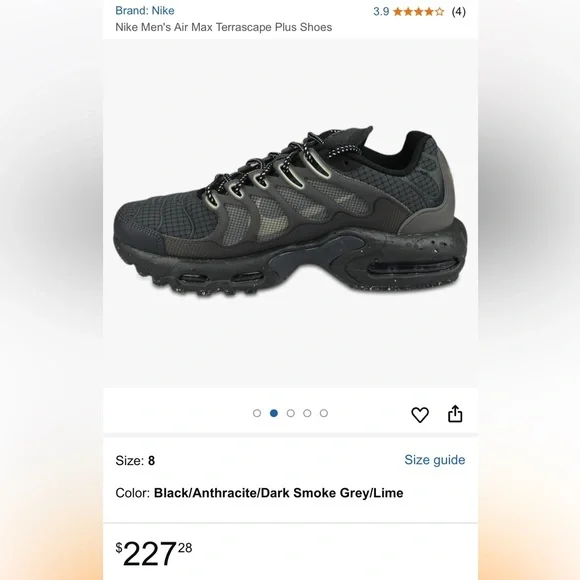 Nike Men's Black Athletic Shoes - Picture 13 of 16